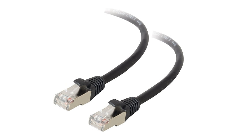C2G 50Ft Cat5E Molded Shielded (Stp) Network Patch Cable - Black