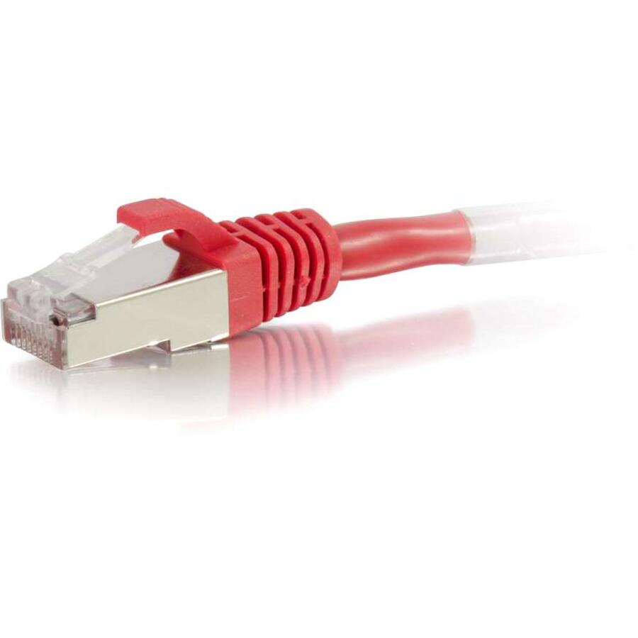 C2G 6Ft Cat6 Ethernet Cable - Snagless Shielded (Stp) - Red