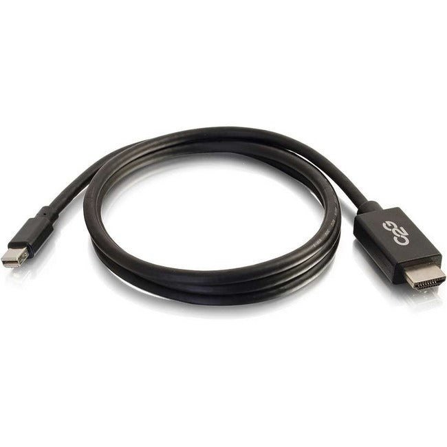 C2G 6Ft Mini Displayport To Hdmi Adapter Cable - Black - Taa - 4K - 6 Foot Mini