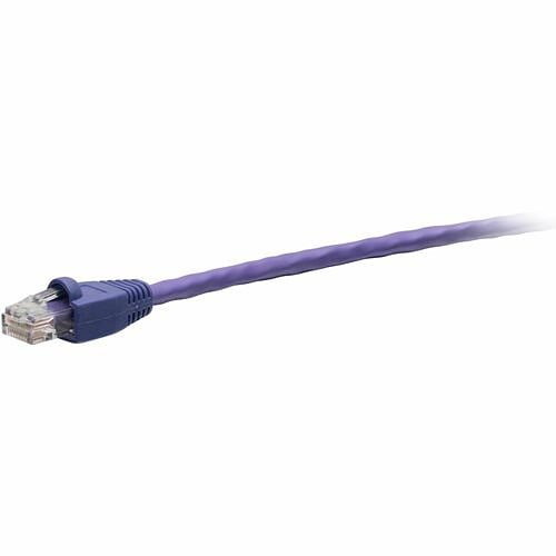 C2G 75ft Cat6 Snagless Unshielded Network Cable - Purple