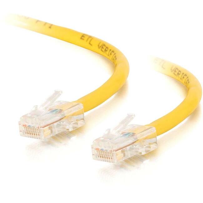 C2G 7Ft Cat5E Non-Booted Crossover Unshielded (Utp) Network Patch Cable - Yellow