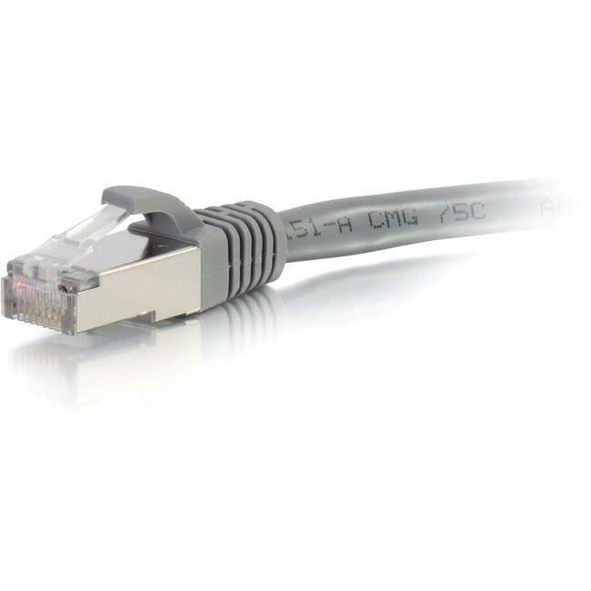 C2G 8Ft Cat6 Snagless Shielded (Stp) Network Patch Cable - Gray