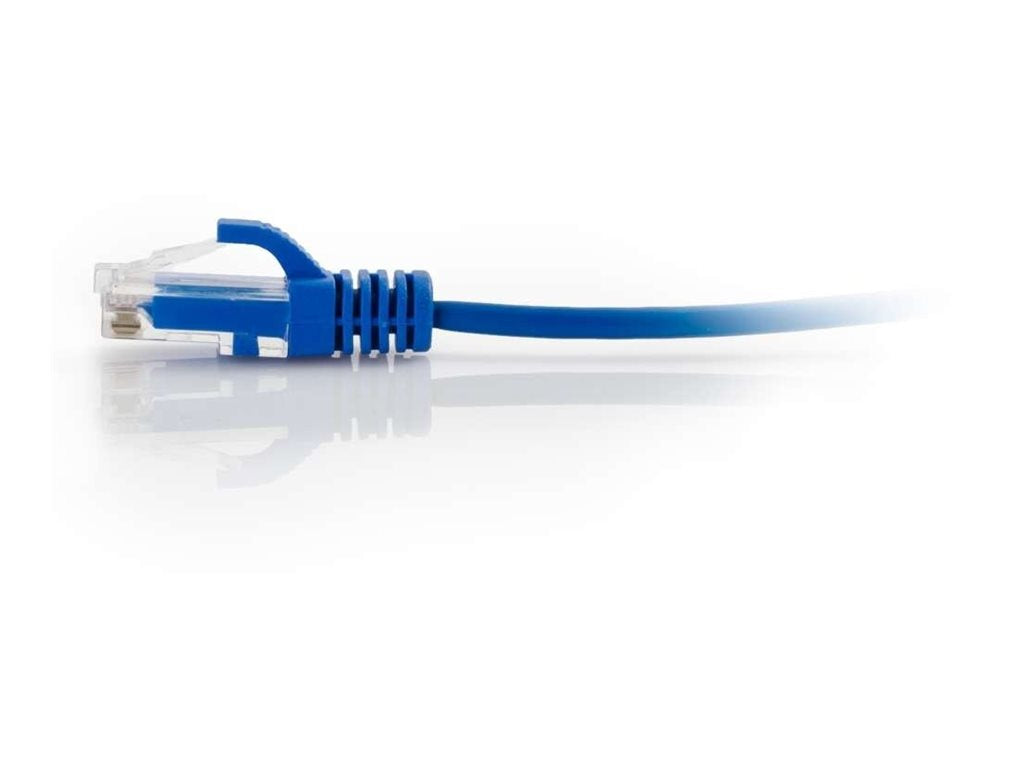 C2G Cat6 Slim Patch Cable - 14ft Blue Snagless UTP