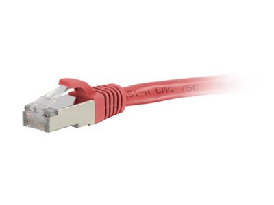 C2G Cat6A Snagless Shielded Network Patch Cable - 5ft Red