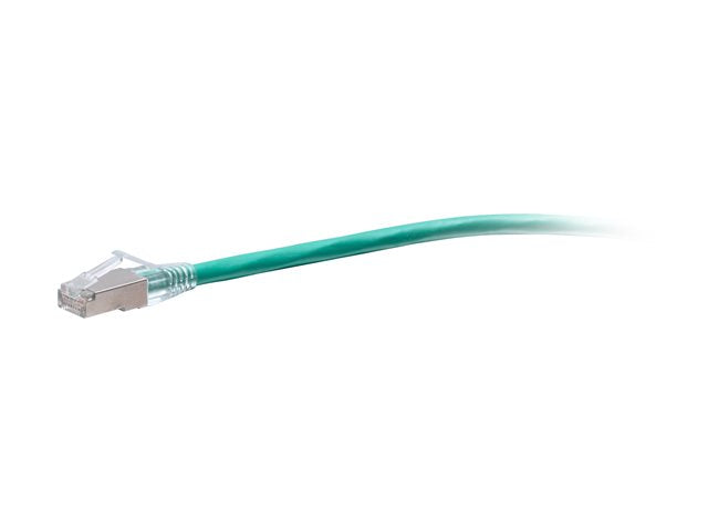 C2G Cat6a F-Series 5ft Shielded Network Patch Cable - Green
