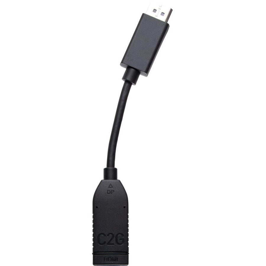 C2G DisplayPort to HDMI Dongle Adapter Converter - 1 x DisplayPort Digital Audio/Video -