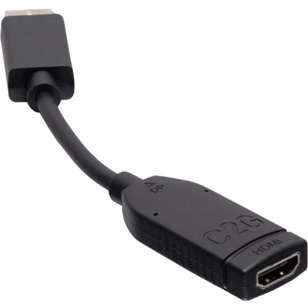 C2G DisplayPort to HDMI Dongle Adapter Converter - 1 x DisplayPort Digital Audio/Video -