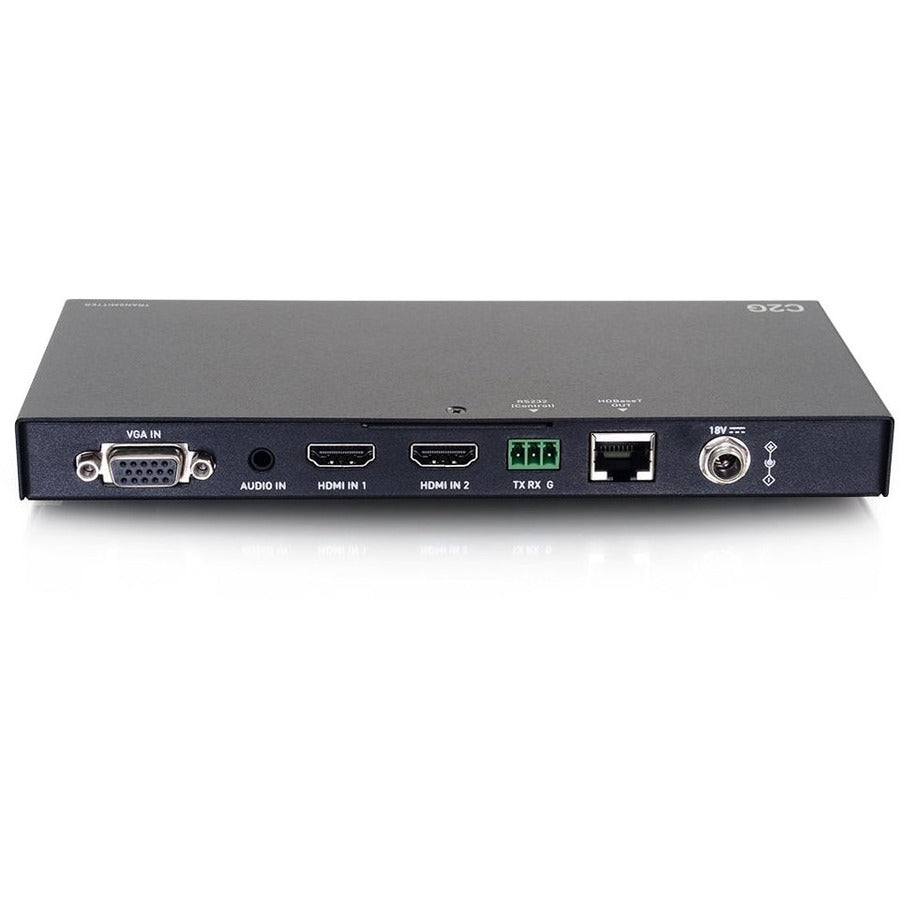 C2G Dual HDMI HDBaseT + VGA, RS232 Over Cat Switching Extender Transmitter C2G30018