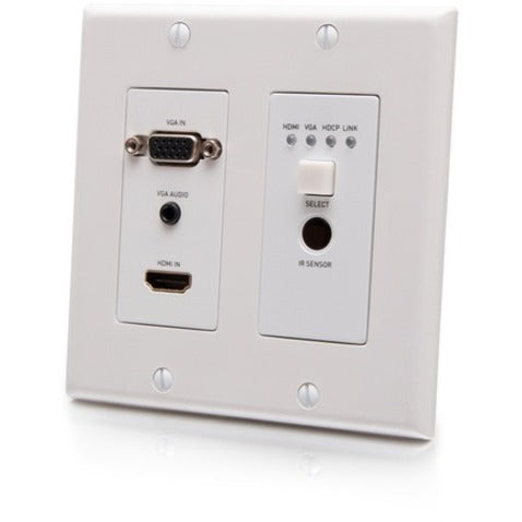 C2G HDBaseT HDMI Extender + VGA, 3.5mm, RS232, and IR over Cat Transmitter - 1 Input