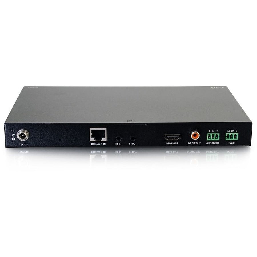 C2G HDMI HDBaseT + RS232 + IR over Cat Extender Box Scaling Receiver C2G30016