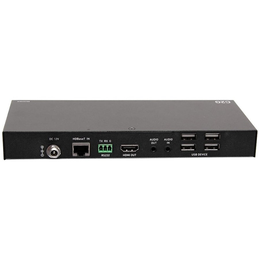 C2G HDMI HDBaseT Transmitter + Receiver Kit - USB, 3.5mm Audio & RS232 C2G30013