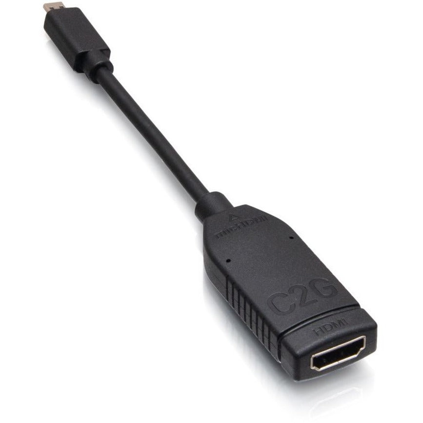 C2G Micro HDMI to HDMI Dongle Adapter Converter - M/F - C2G Micro HDMI? to HDMI Dongle