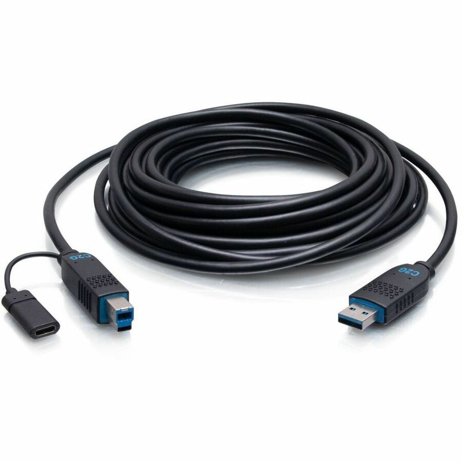 C2G Performance Series 50ft USB to USB B Active Optical Cable - USB A to USB B AOC - USB C2G30087