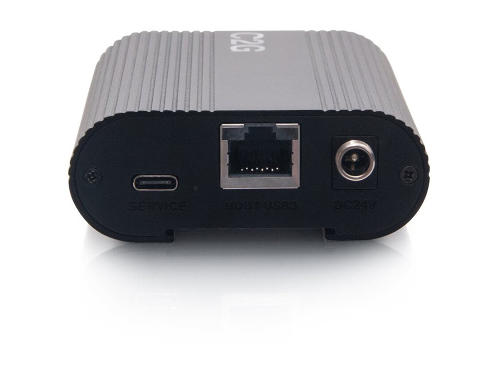 C2G Superbooster 1-Port USB over Cat6a Wall Plate Extender Kit