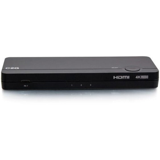 C2G USB C HDMI KVM Switch - 3-Input USB to 4K HDMI Out - Power Delivery - 3 Computer(s) -