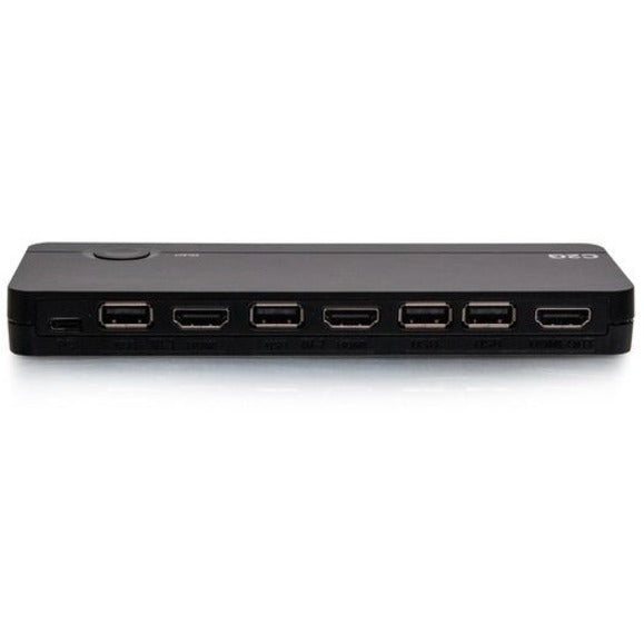 C2G USB C HDMI KVM Switch - 3-Input USB to 4K HDMI Out - Power Delivery - 3 Computer(s) -