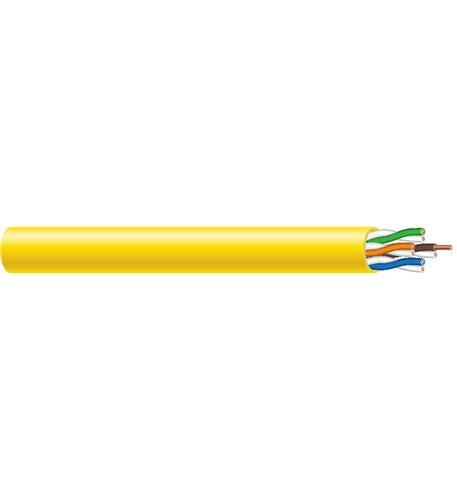 CAT5 CABLE RISER 1000 FT YELLOW WAV-CAT5-CMR-YL