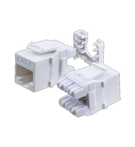 CAT6 HDJ SERIES JACK 25 PACK WAV-HD-6EKSJWH-25PK