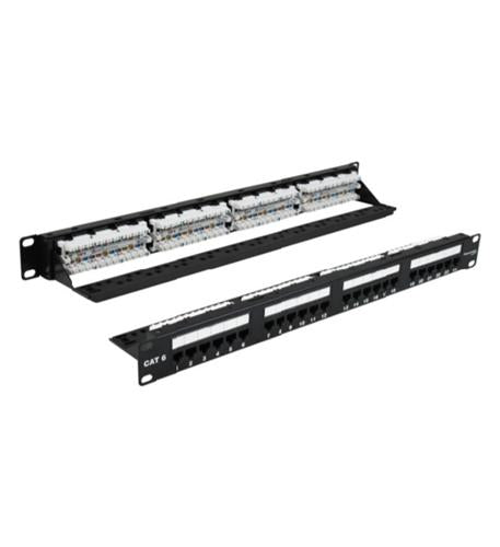 CAT6 PATCH PANEL 24 PORT WAV-6EPP24