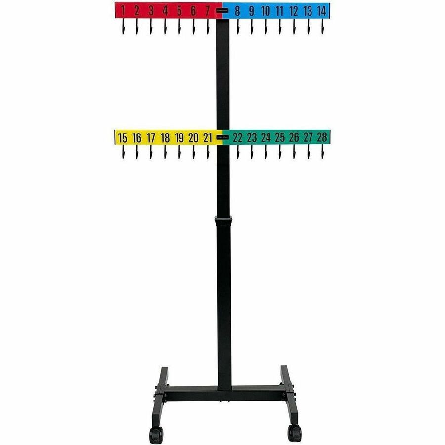 CELLAIRIS Cyber Stand Charging Cart for 28 Devices with Lockable Wheels – Classroom Mobile Storage