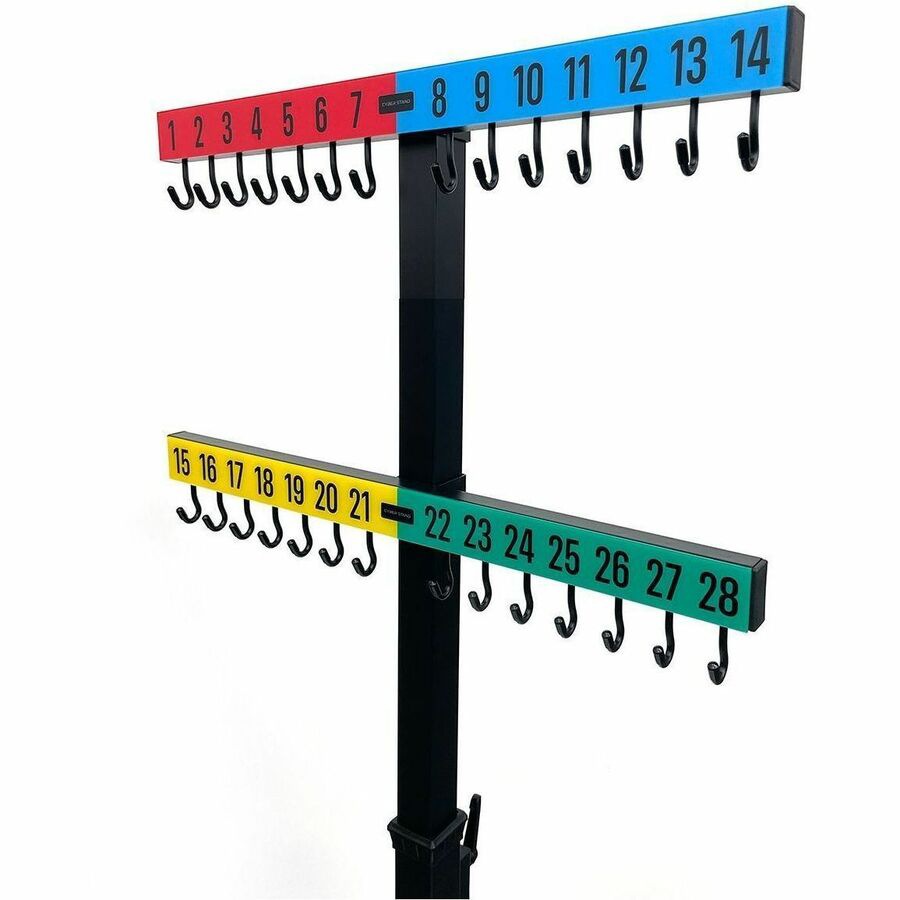 CELLAIRIS Cyber Stand Charging Cart for 28 Devices with Lockable Wheels – Classroom Mobile Storage