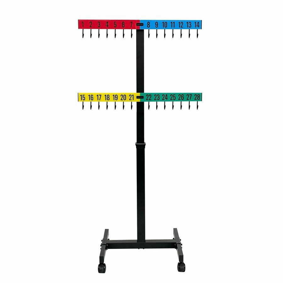 CELLAIRIS Cyber Stand Charging Cart for 28 Devices with Lockable Wheels – Classroom Mobile Storage