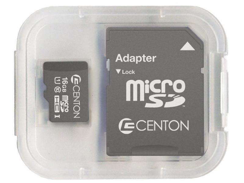CENTON 16GB Micro SDHC Card UHS1 Fast Storage for Smartphones & Cameras
