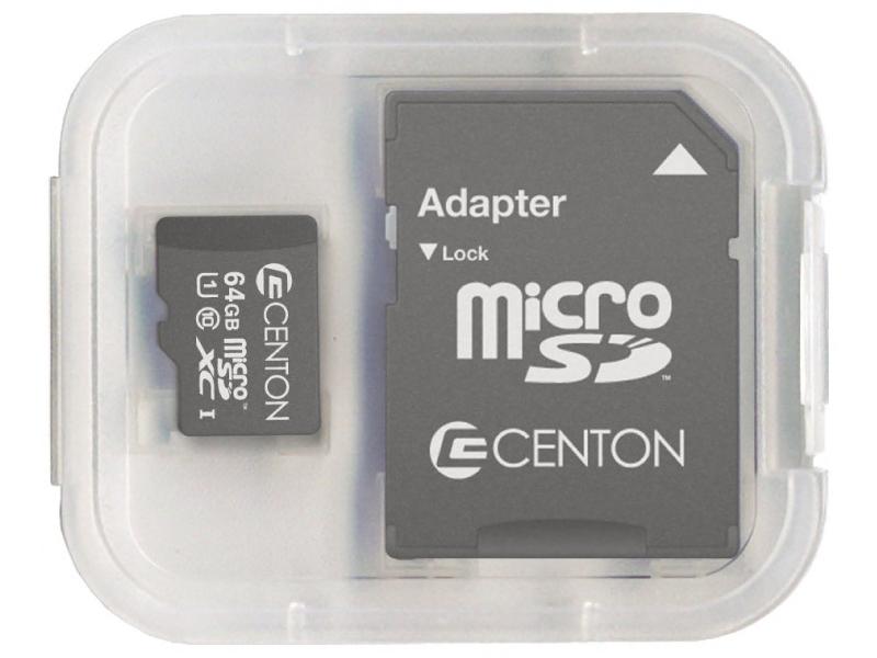 CENTON 64GB Micro SDXC Card UHS1 Fast Storage for Smartphones & Cameras