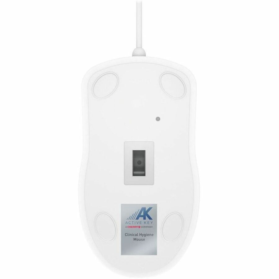 CHERRY AK-PMH12 Medical Mouse, Wired, White - IP68, 1000 DPI, 3-xzbutton scroll features