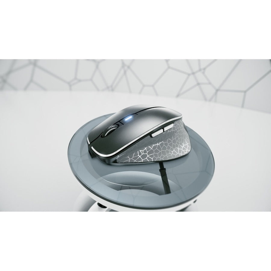 CHERRY MW 8C ERGO Rechargeable Black Wireless Mouse JW-8600US