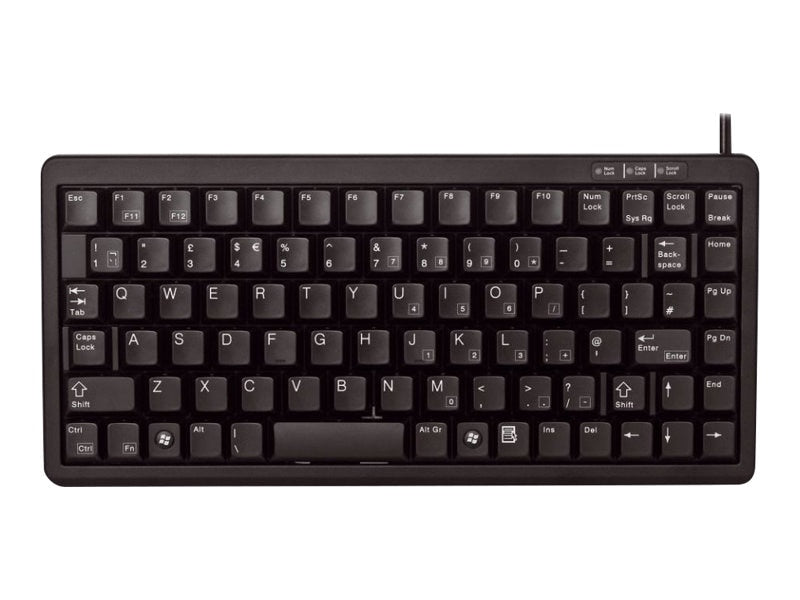 CHERRY Slim Line G84-4100 Keyboard PS/2 USB US Black