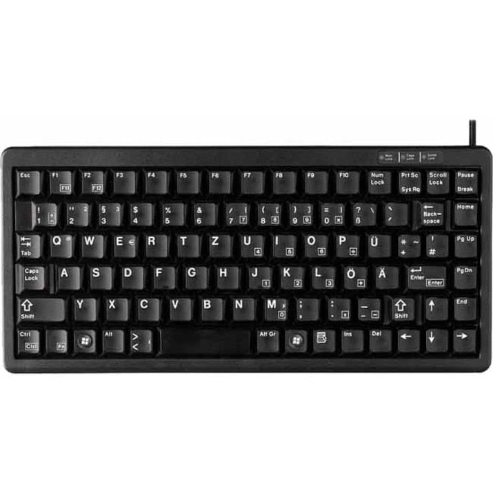 CHERRY Slim Line G84-4100 Keyboard PS/2 USB US Black