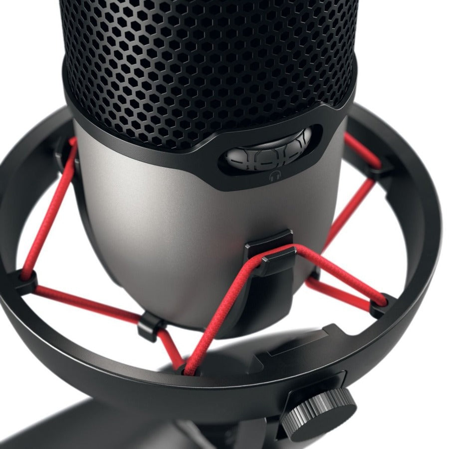 CHERRY UM 6.0 Advanced Wired Microphone - Silver Black - 8.20 ft - 20 Hz to 20 kHz - Cardi