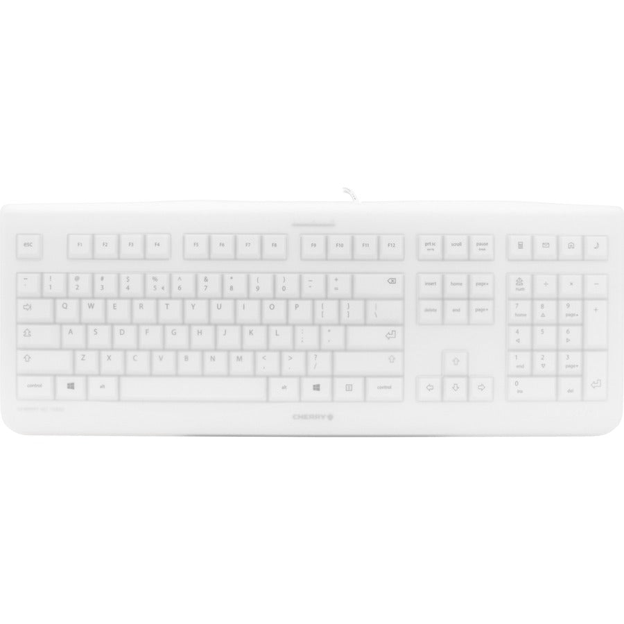 CHERRY WHITE EZCLEAN Wired Covered Cleanable Keyboard EZN-0800EU-0