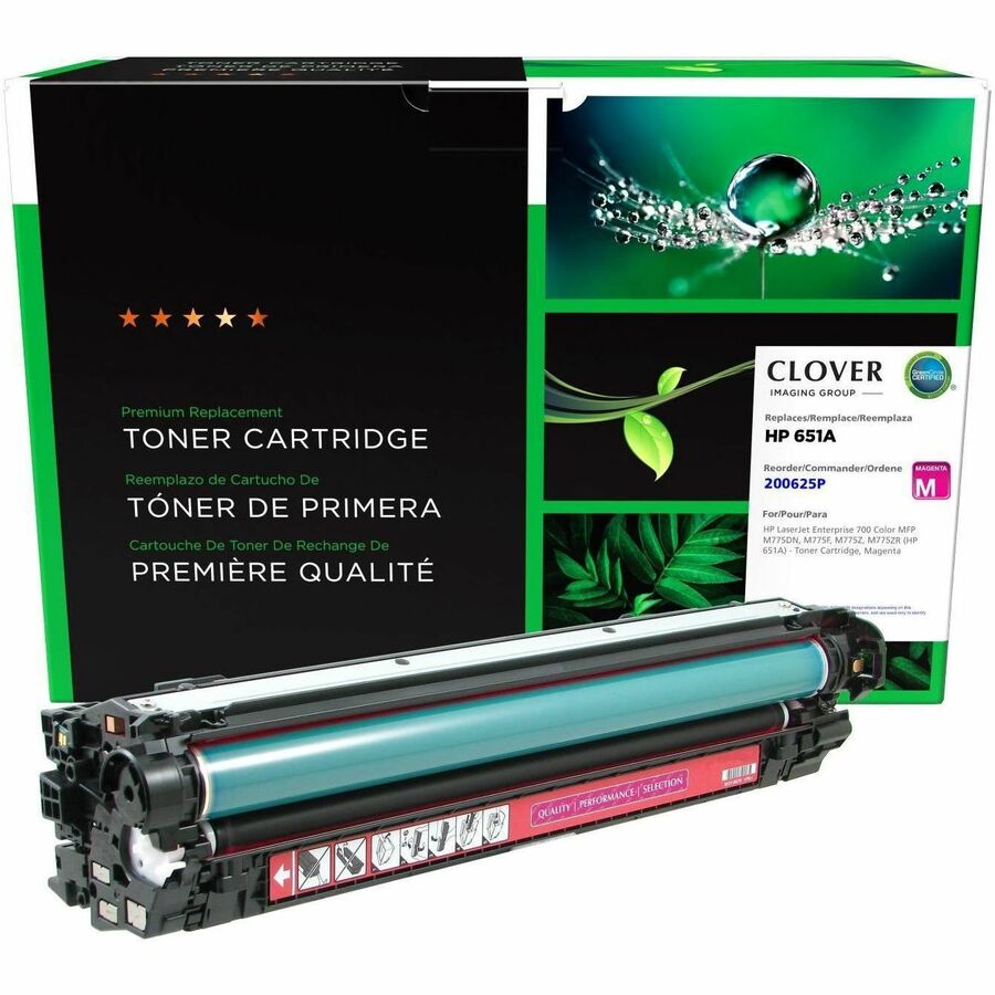 CIG Remanufactured Laser Toner Cartridge - Alternative for HP HP 651A,HP CE343A - Magenta 200625P