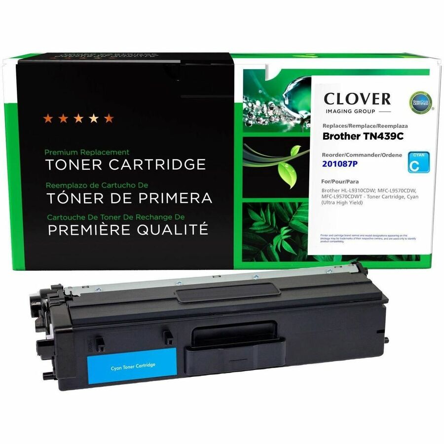 CIG Remanufactured Ultra High Yield Laser Toner Cartridge - Alternative for Brother TN439C 201087P