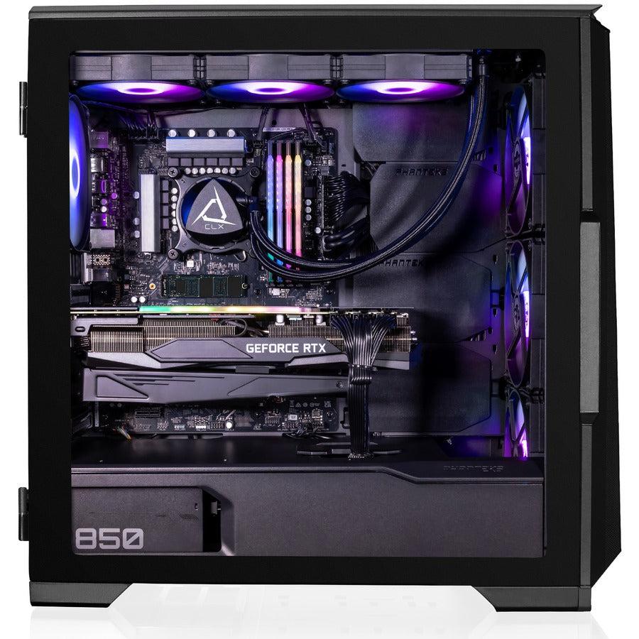 CLX SET Gaming Desktop - Liquid Cooled Intel Core i7 13700KF 3.4GHz 16-Core Processor, 64GB DDR5 Memory, GeForce RTX 4080 16GB GDDR6X Graphics, 1TB SSD, 6TB HDD, WiFi, Windows 11 Home 64-bit