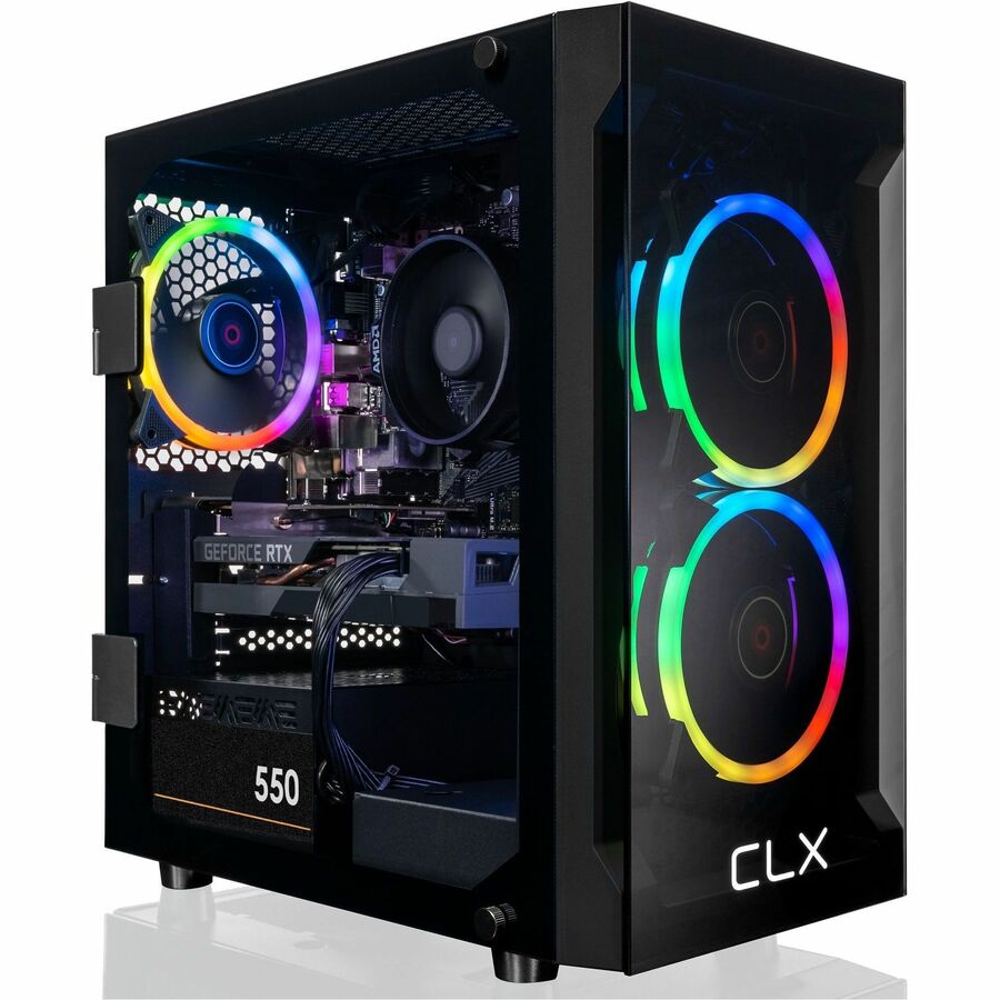 CLX SET TGMSETRTH2515BM Gaming Desktop Computer - AMD Ryzen 7 5700X Octa-core (8 Core)