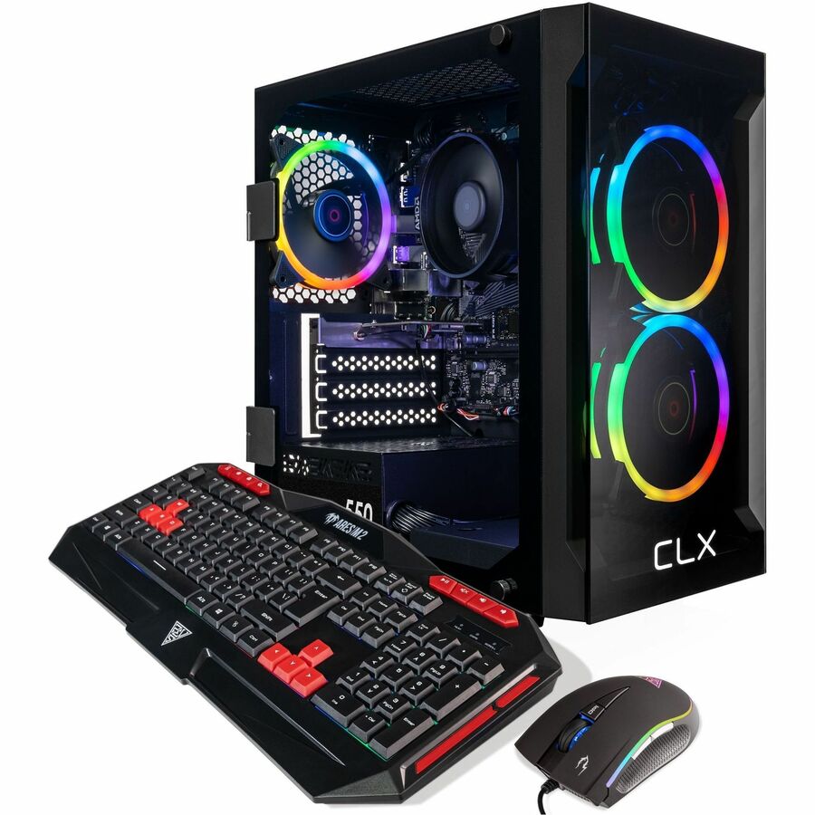 CLX SET TGMSETRXM2500BM Gaming Desktop Computer - AMD Ryzen 5 5600G Hexa-core (6 Core)