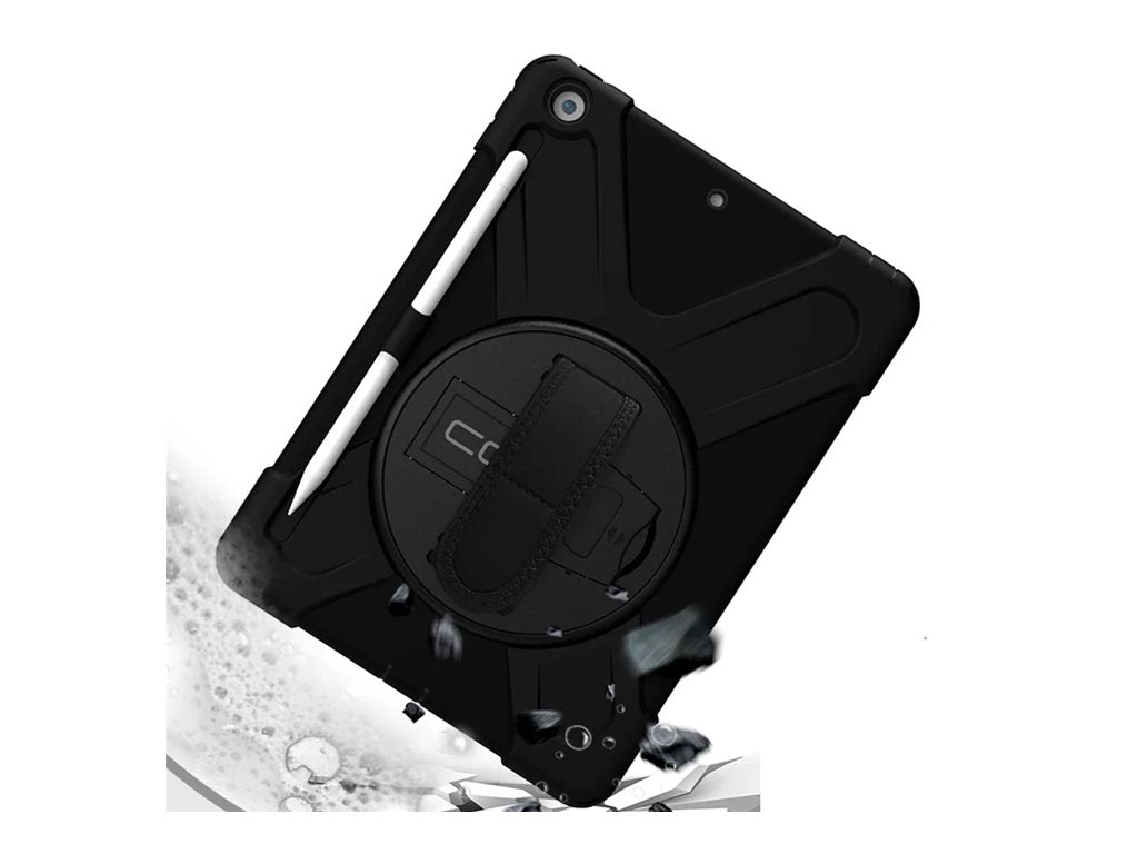 CODi - Back cover for tablet - rugged - with integrated screen protector - silicone, polycarbonate - for Apple 10.2-inch