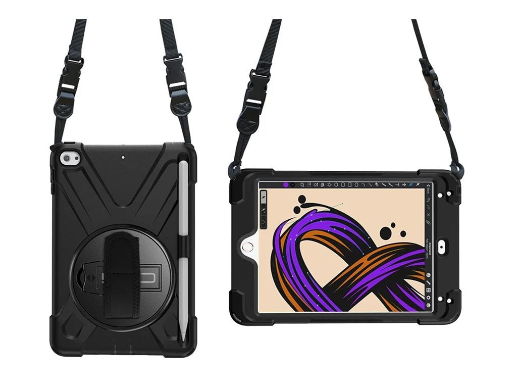 CODi - Back cover for tablet - rugged - with integrated screen protector - silicone, polycarbonate - for Apple 10.2-inch