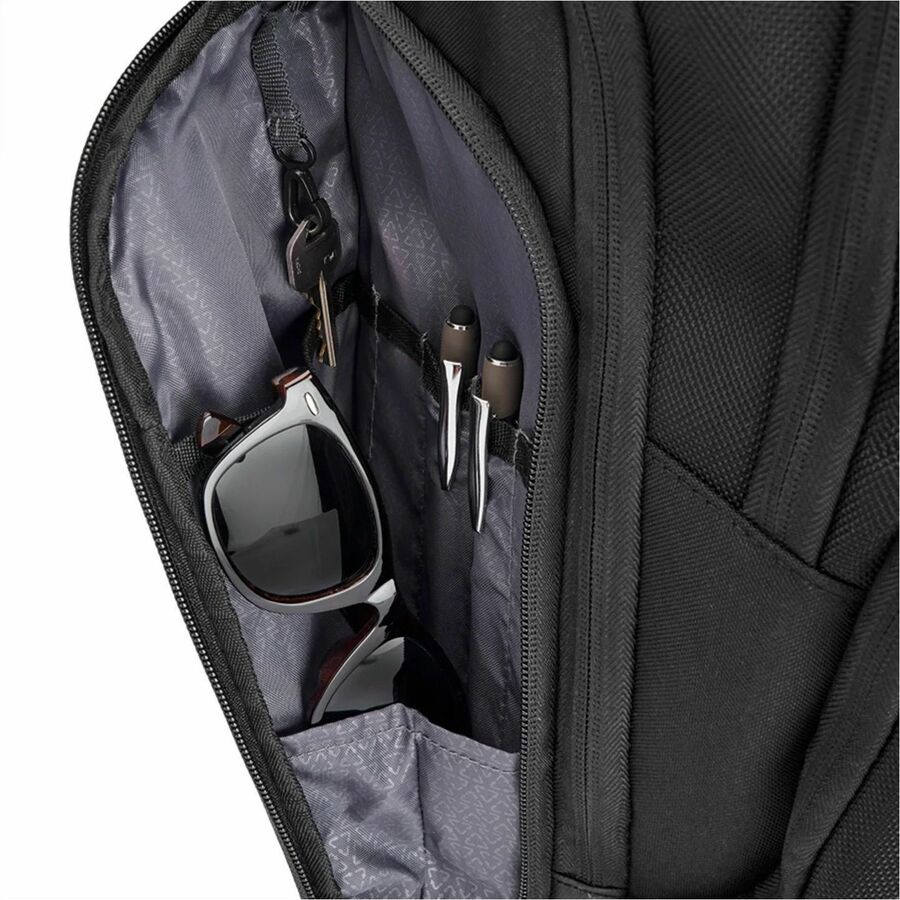 CODi Ferretti Pro Carrying Case (Backpack) for 17.3 Notebook Tablet Water Bottle - Black -
