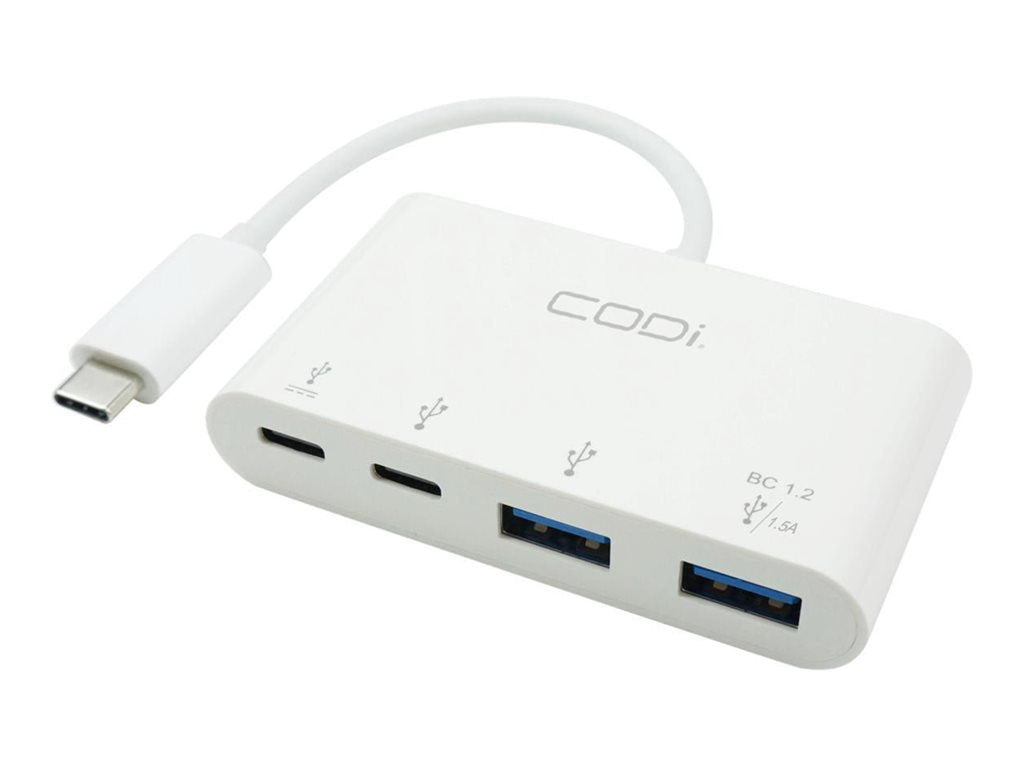 CODi - Hub - 2 x SuperSpeed USB 3.0 + 2 x USB-C - desktop