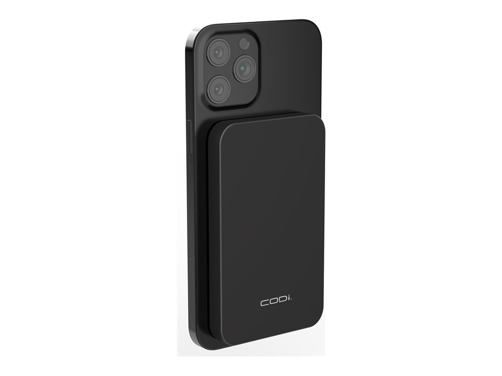 CODi - Wireless power bank - Li-pol - 5000 mAh - 20 Watt - 3 A (24 pin USB-C)