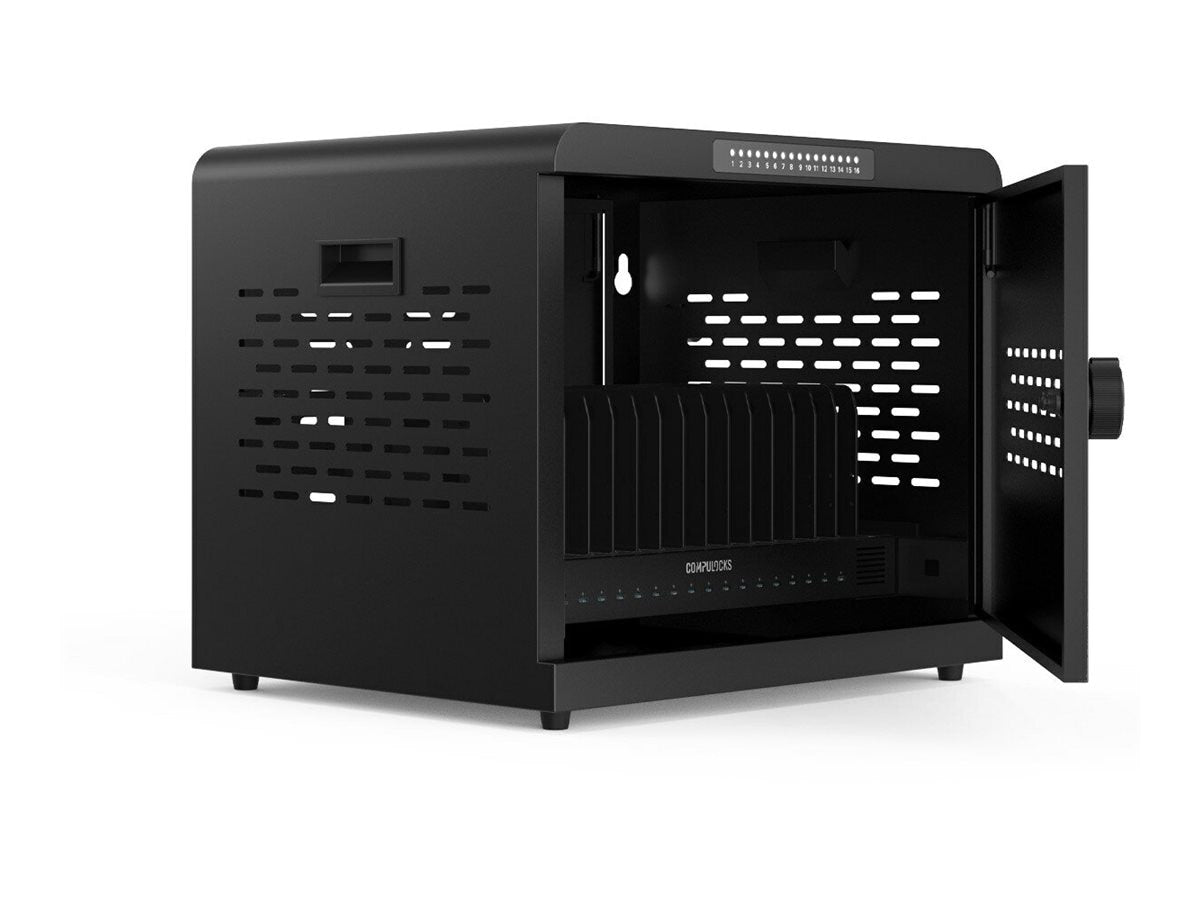 COMPULOCKS Charging & Locking Cabinet for 16 Tablets & Notebooks US Plug