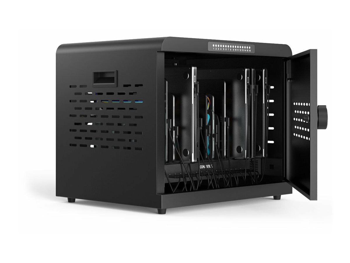 COMPULOCKS Charging & Locking Cabinet for 16 Tablets & Notebooks US Plug