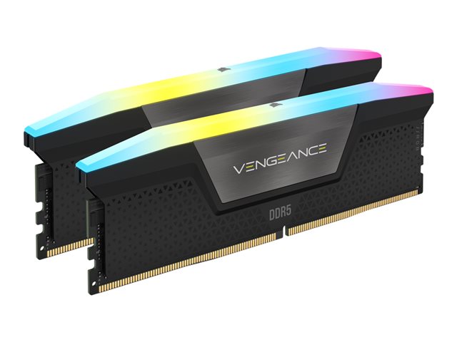 CORSAIR 32GB (2x16GB) DDR5 6000MT/s Unbuffered RAM Kit for Gaming & Multitasking