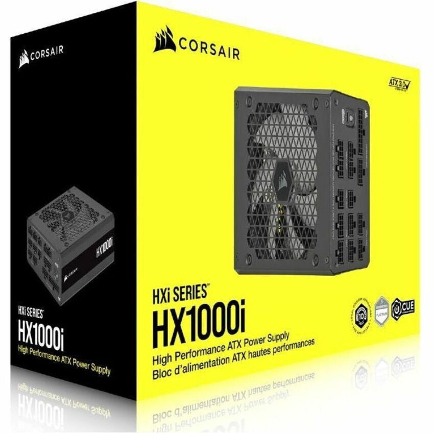CORSAIR HX1000i HXi Series 1000W 80 PLUS Platinum PSU for High-Performance PCs