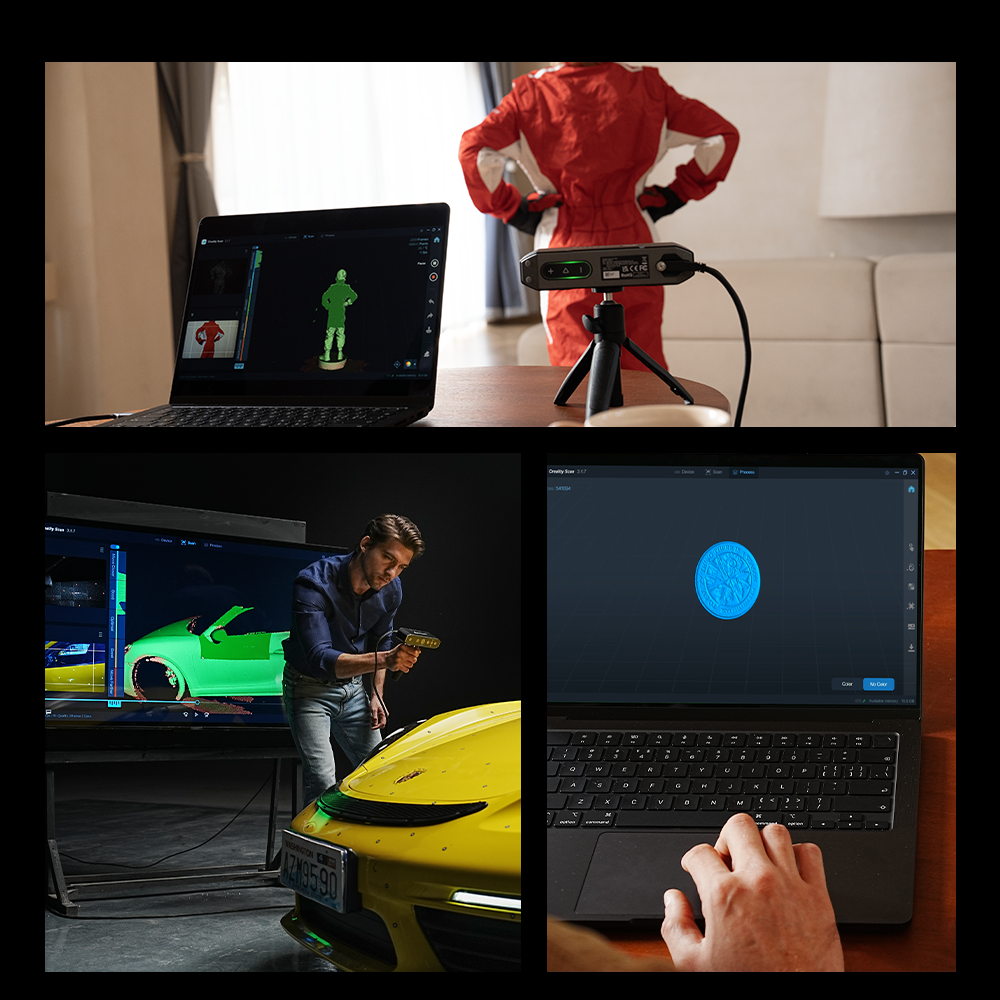 CR-Scan Otter 3D Scanner with 0.02mm Accuracy and Full-Color Capture