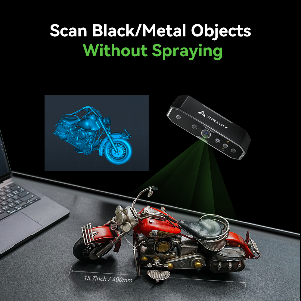 CR-Scan Otter 3D Scanner with 0.02mm Accuracy and Full-Color Capture